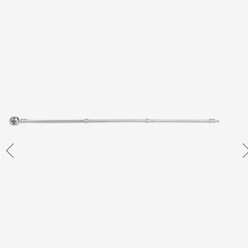 Pandora sterling silver 7 in classic bracelet - Picture 3 of 9